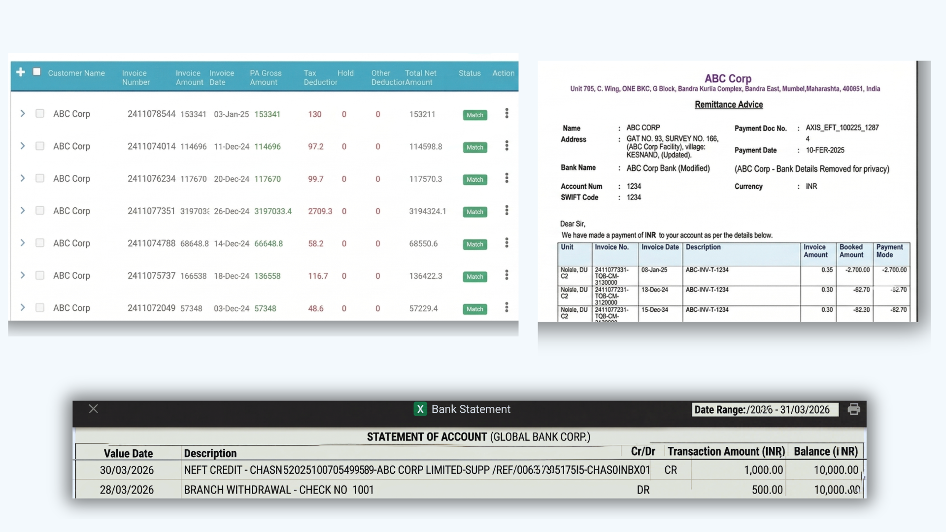Three-Way AI Reconciliation